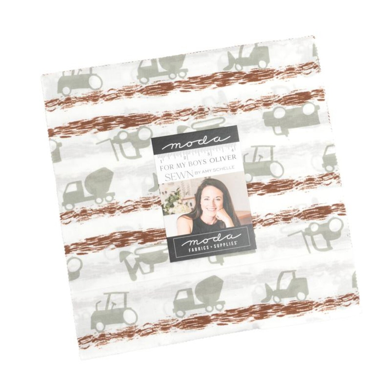 For My Boys Oliver 10" Square Pack (Layer Cake) by Sewn By Amy Schelle for Moda (25160LC)